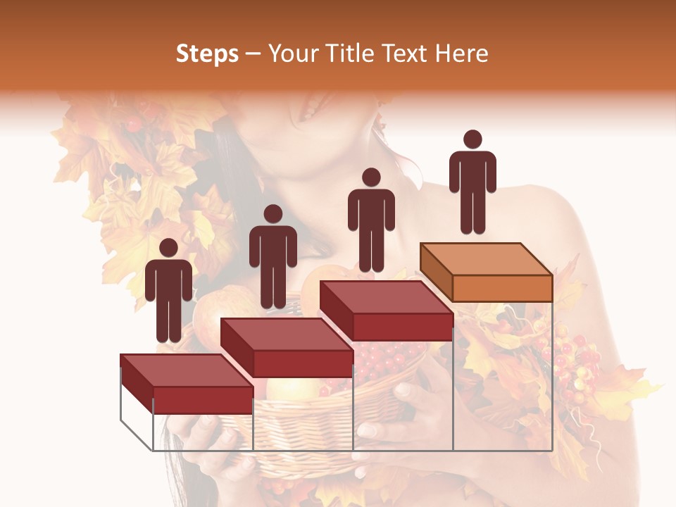 Apple Person Flower PowerPoint Template