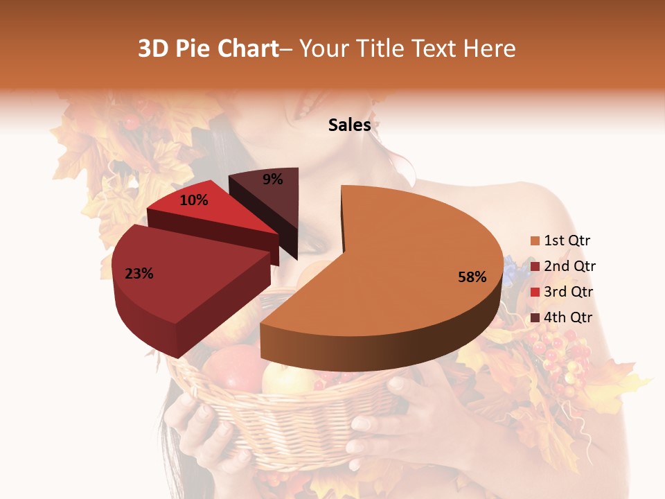 Apple Person Flower PowerPoint Template