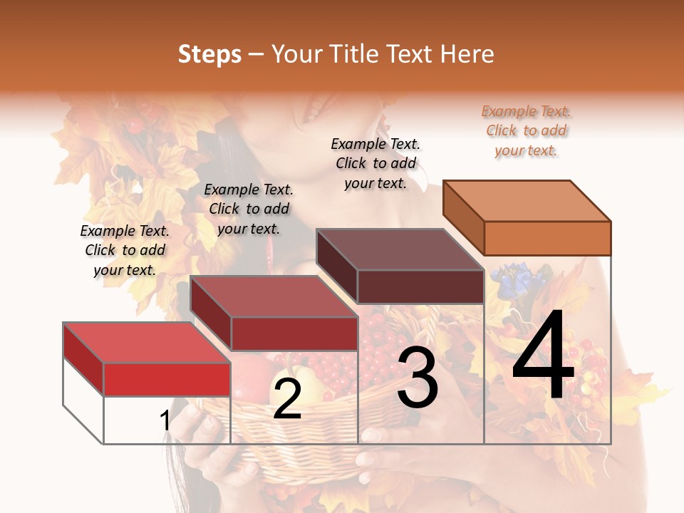 Apple Person Flower PowerPoint Template