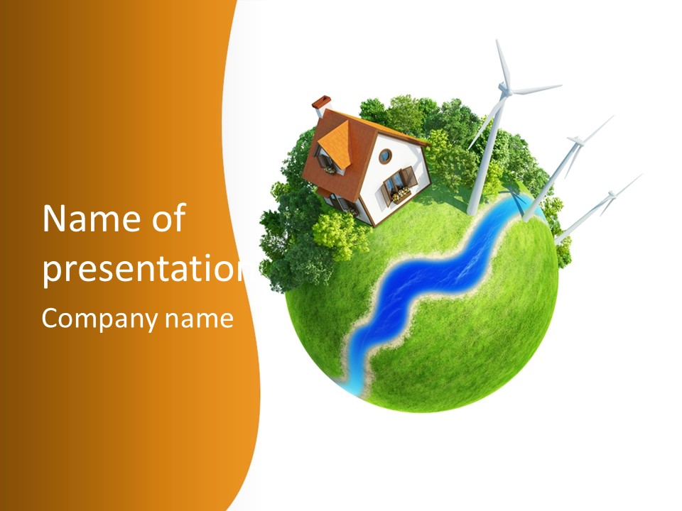 Sole Lawn Fine PowerPoint Template