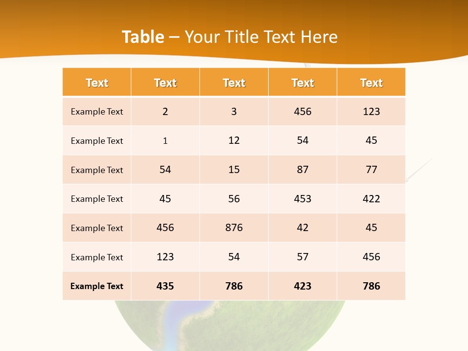 Sole Lawn Fine PowerPoint Template