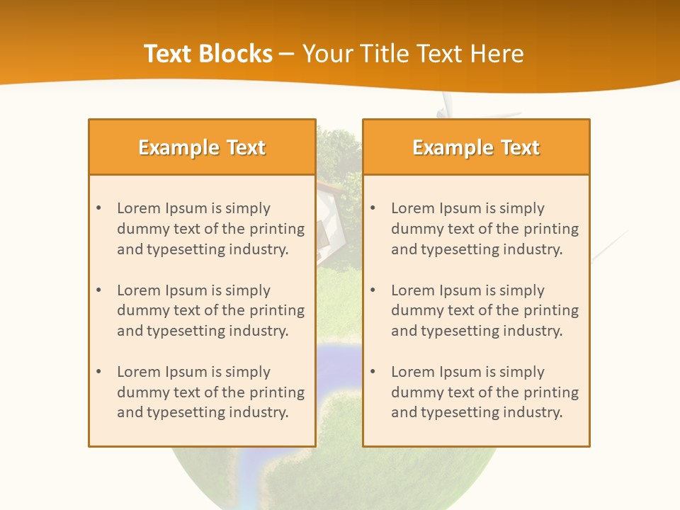 Sole Lawn Fine PowerPoint Template
