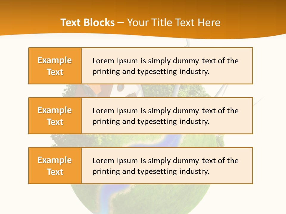 Sole Lawn Fine PowerPoint Template