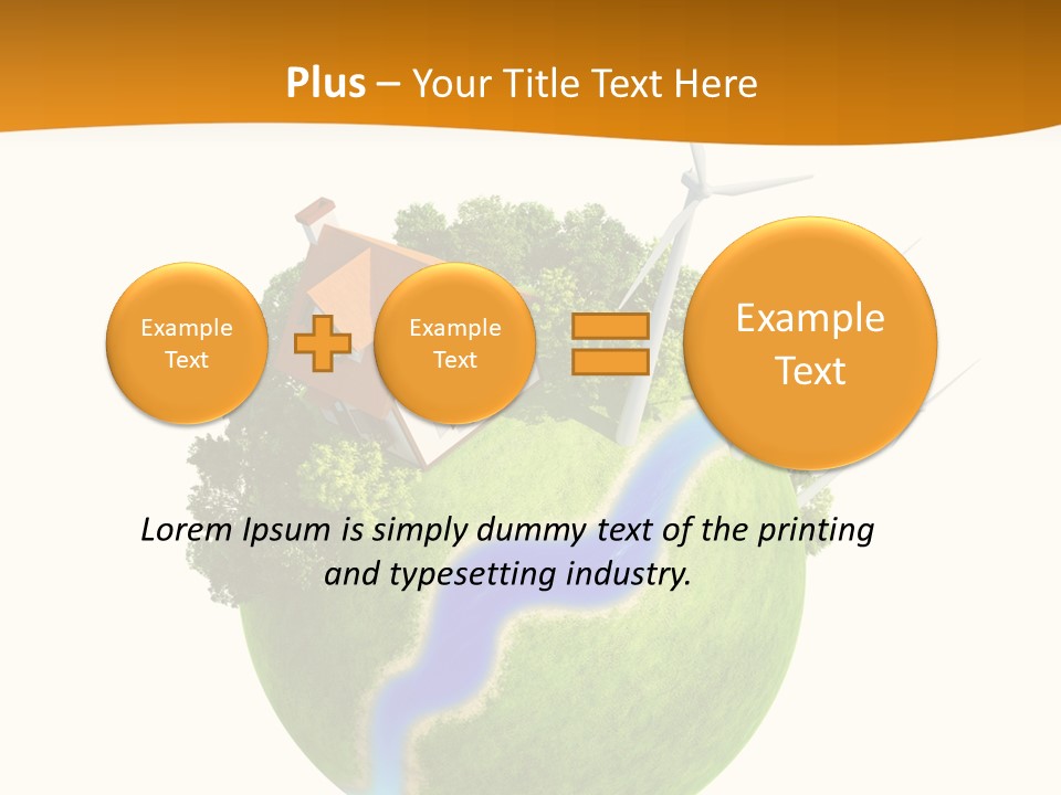 Sole Lawn Fine PowerPoint Template