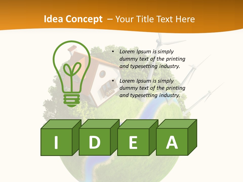 Sole Lawn Fine PowerPoint Template