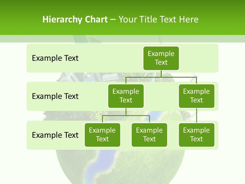 Solar Battery Field Centre PowerPoint Template