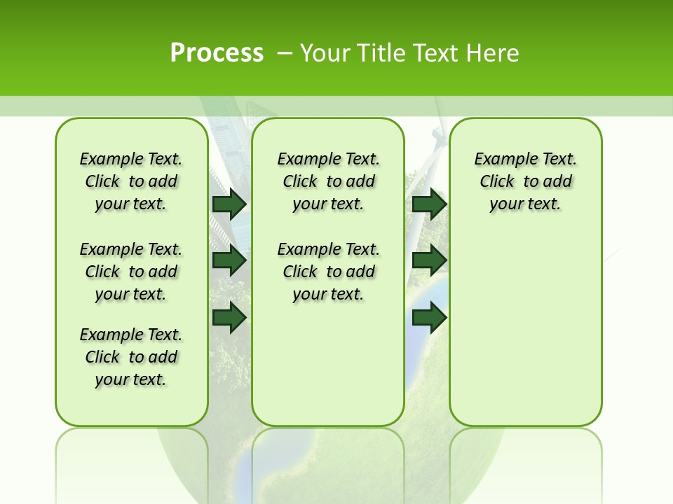 Solar Battery Field Centre PowerPoint Template
