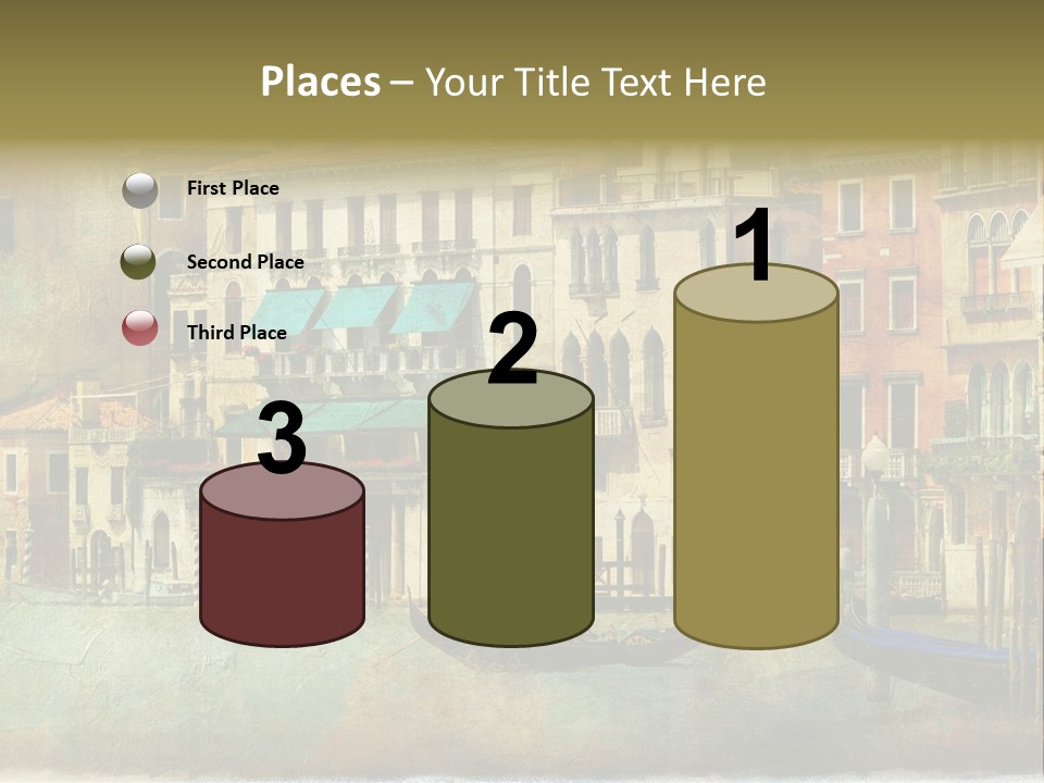 Building Cityscape View PowerPoint Template