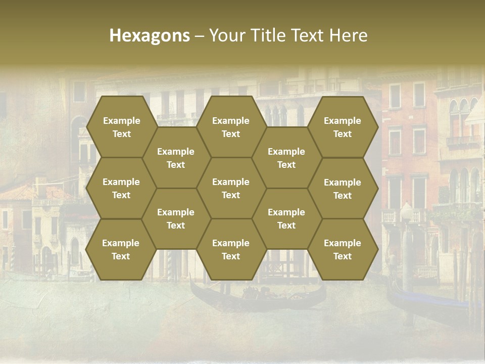 Building Cityscape View PowerPoint Template