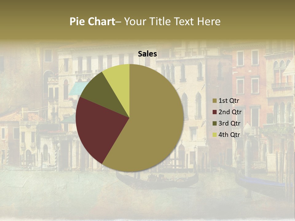 Building Cityscape View PowerPoint Template