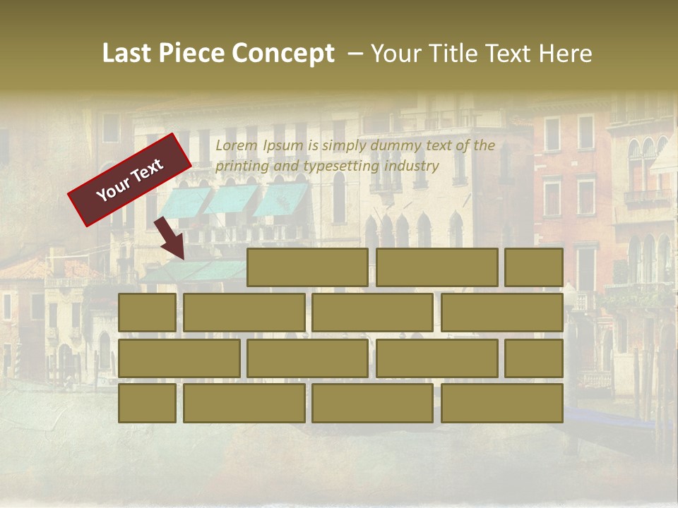 Building Cityscape View PowerPoint Template