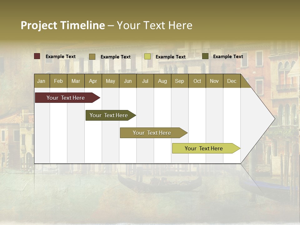Building Cityscape View PowerPoint Template
