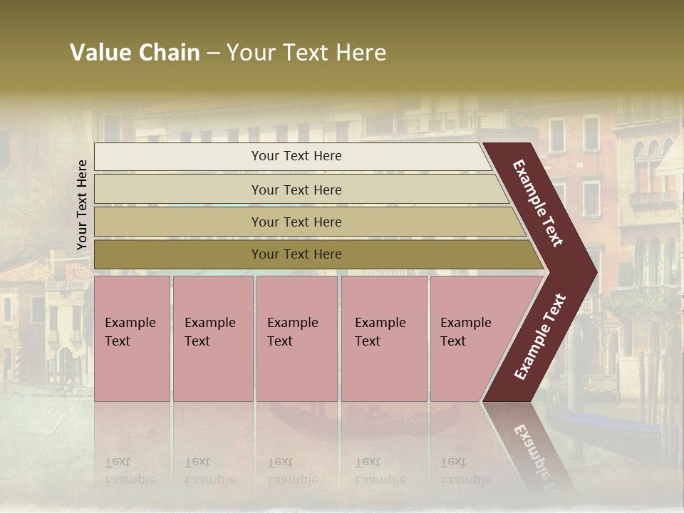 Building Cityscape View PowerPoint Template