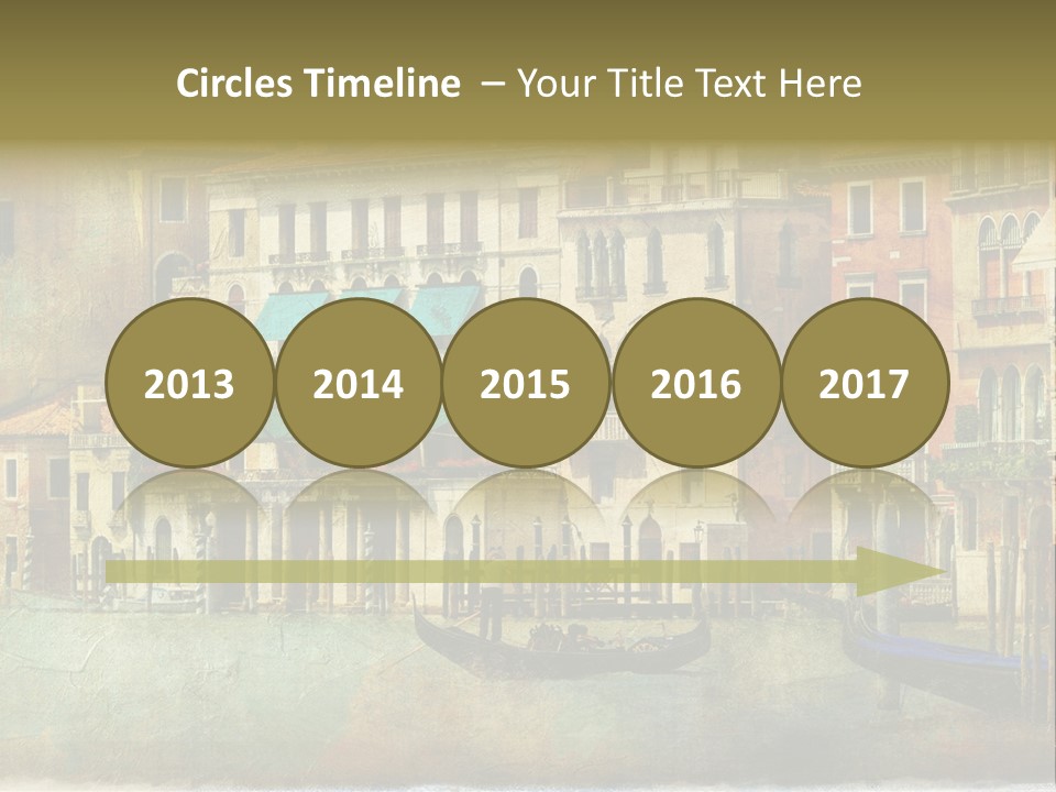 Building Cityscape View PowerPoint Template