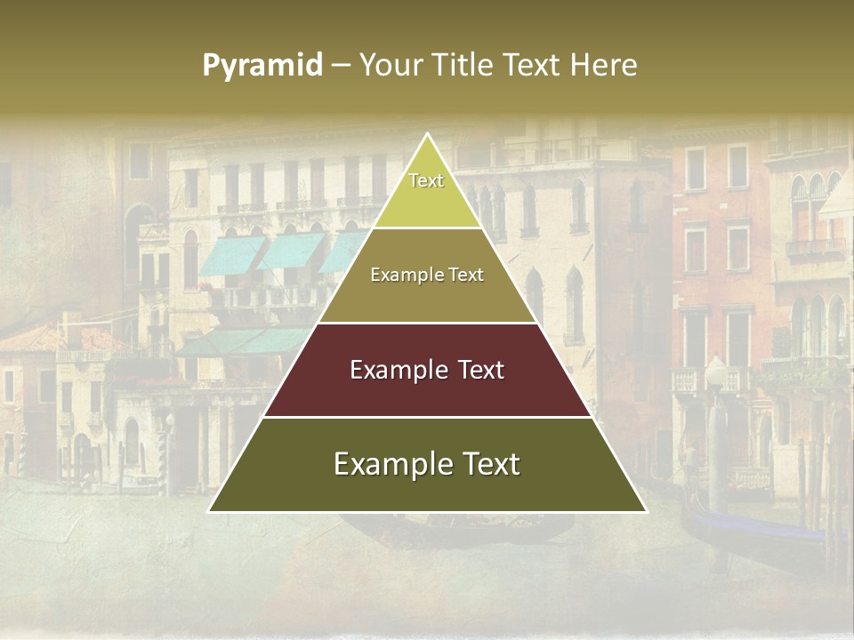 Building Cityscape View PowerPoint Template
