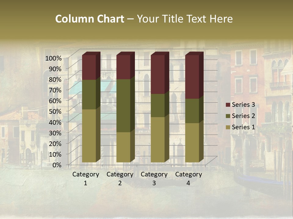 Building Cityscape View PowerPoint Template