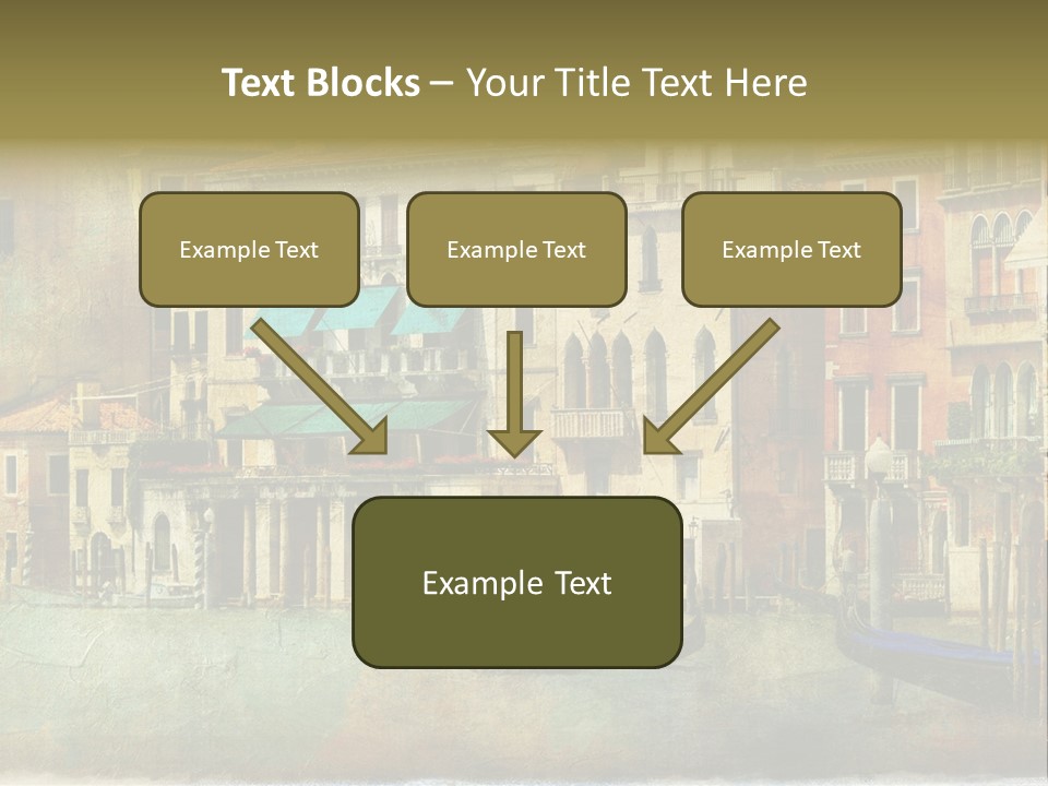 Building Cityscape View PowerPoint Template