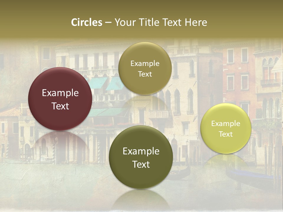 Building Cityscape View PowerPoint Template