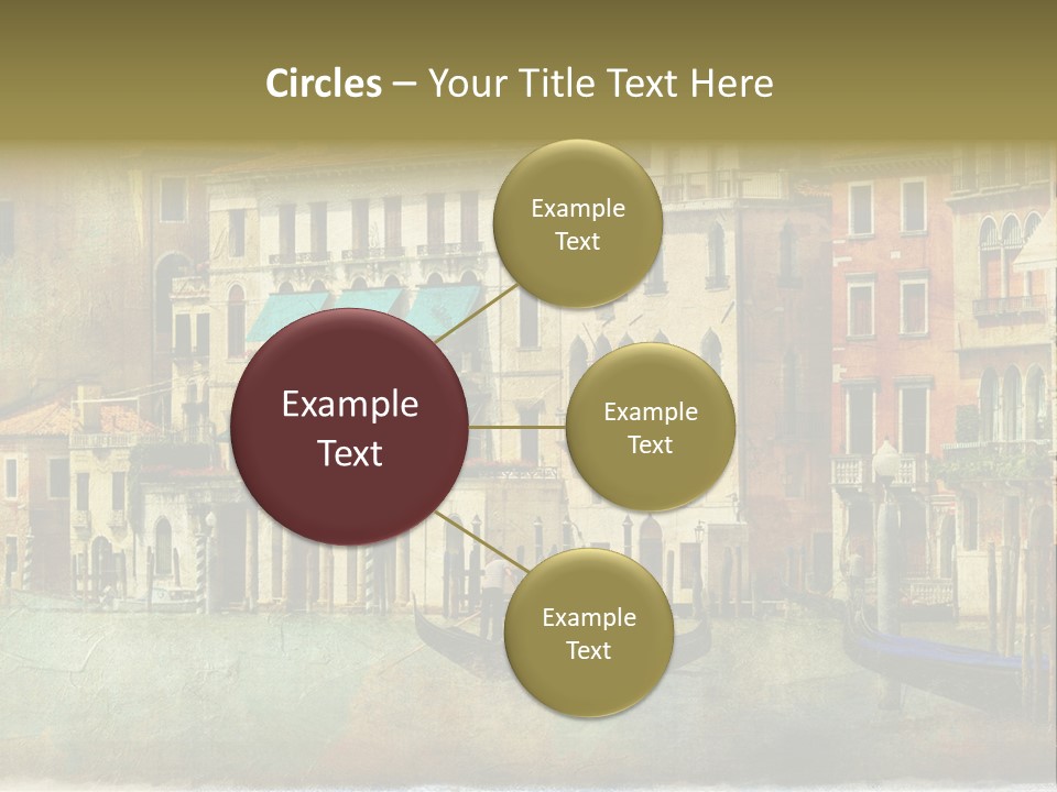 Building Cityscape View PowerPoint Template
