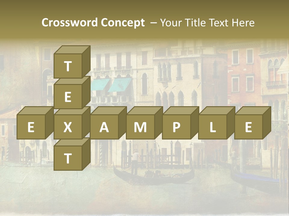 Building Cityscape View PowerPoint Template
