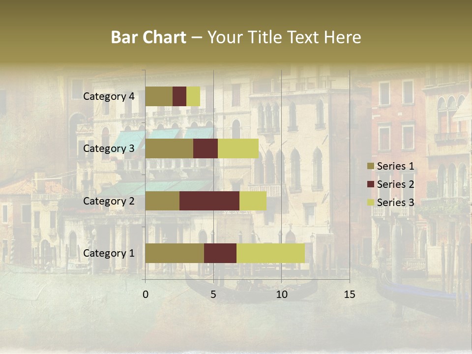 Building Cityscape View PowerPoint Template