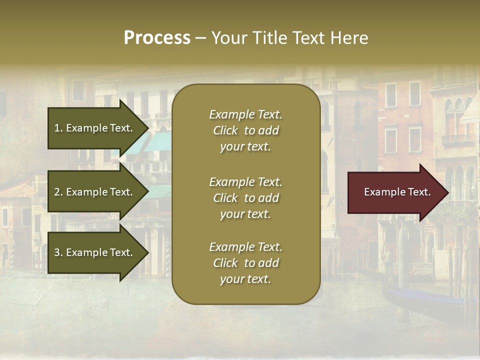Building Cityscape View PowerPoint Template