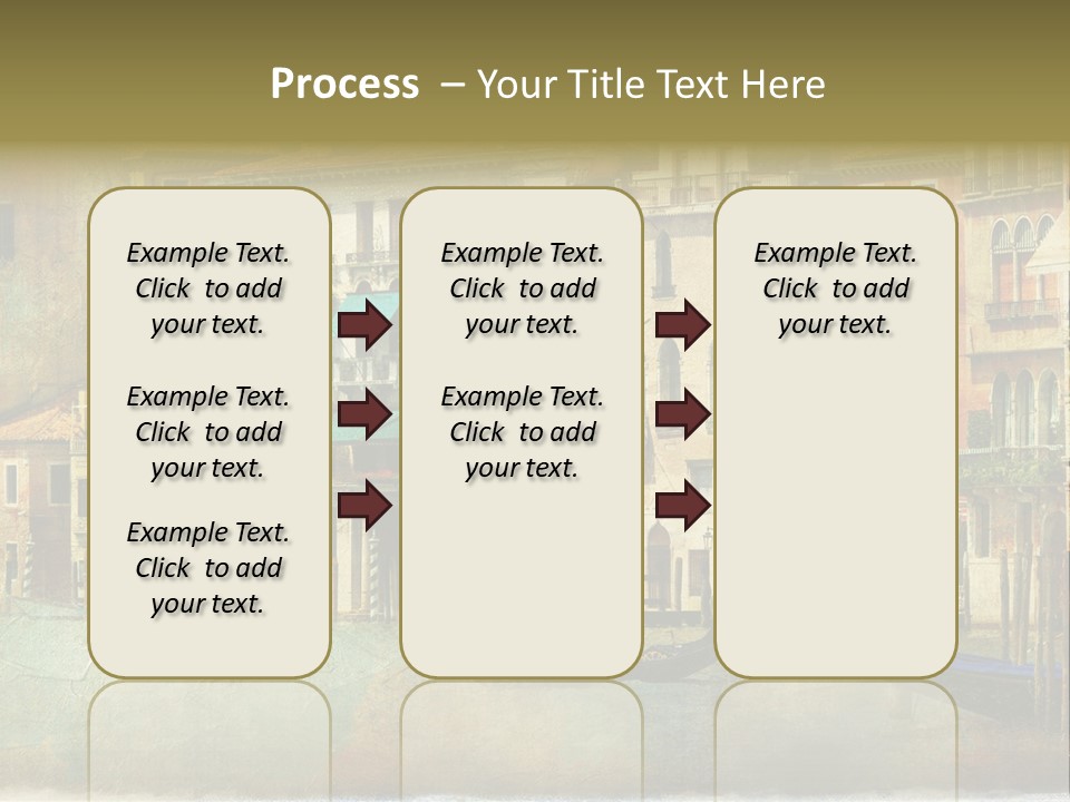 Building Cityscape View PowerPoint Template