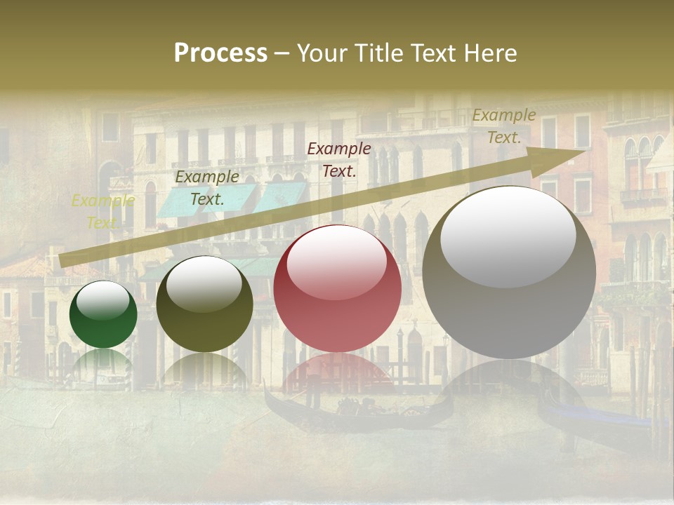 Building Cityscape View PowerPoint Template