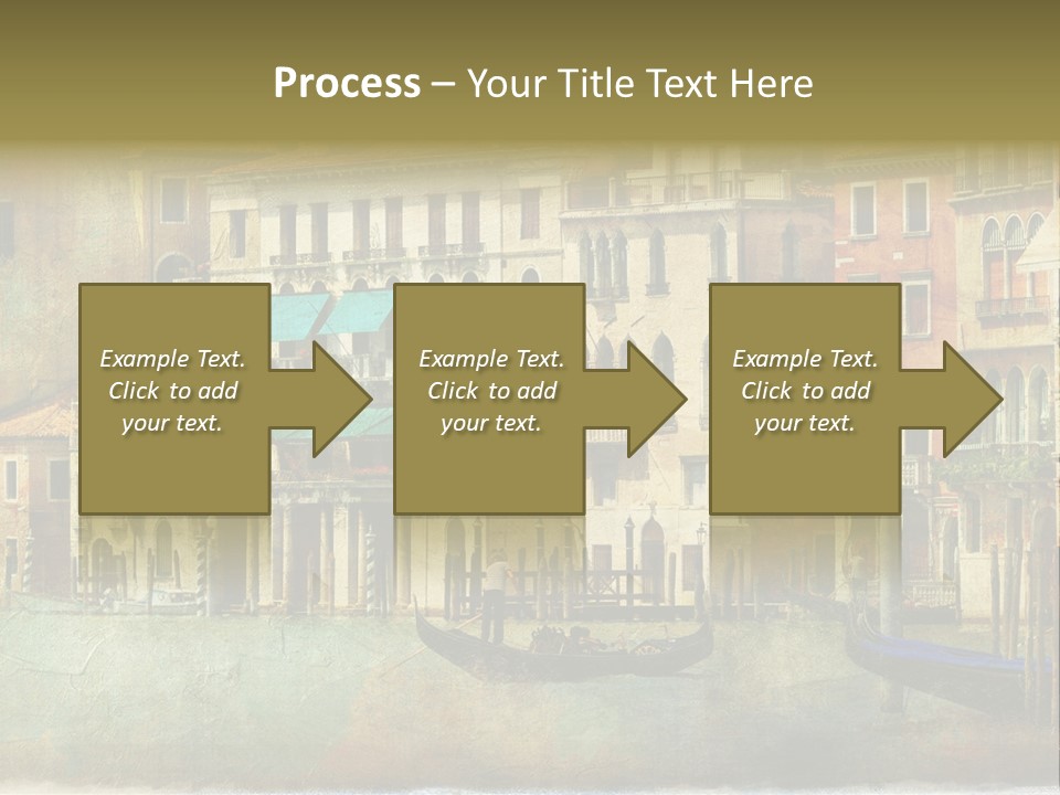 Building Cityscape View PowerPoint Template