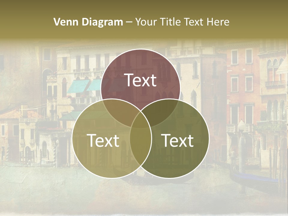 Building Cityscape View PowerPoint Template
