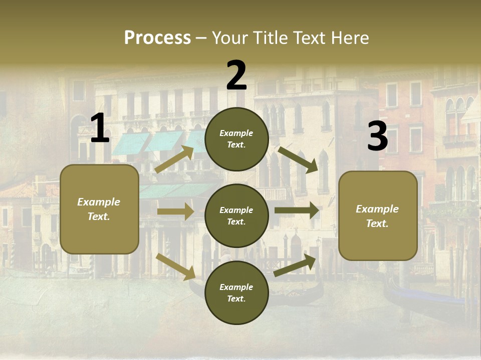 Building Cityscape View PowerPoint Template