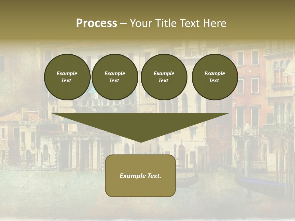 Building Cityscape View PowerPoint Template