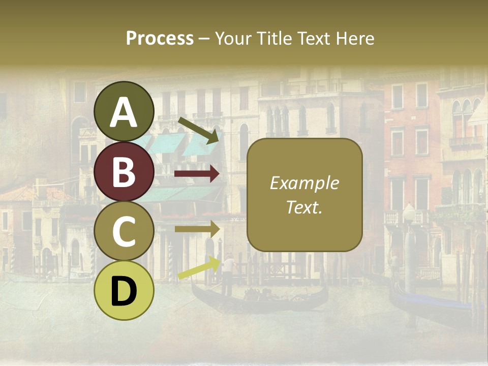 Building Cityscape View PowerPoint Template