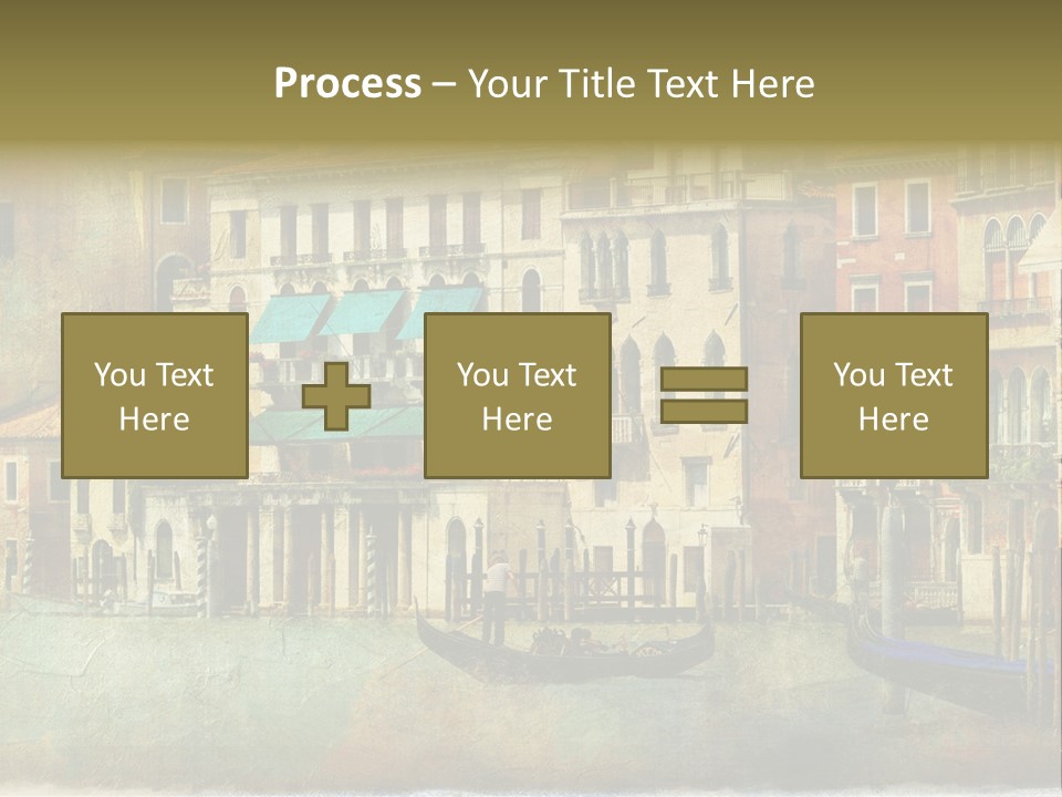 Building Cityscape View PowerPoint Template