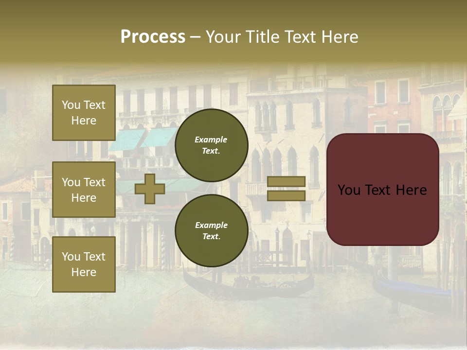 Building Cityscape View PowerPoint Template