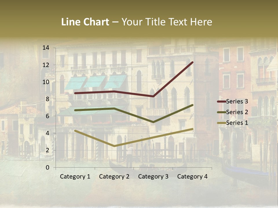 Building Cityscape View PowerPoint Template
