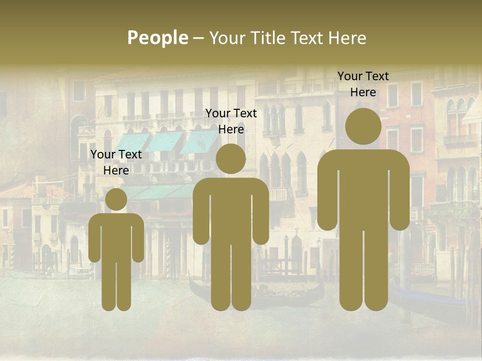 Building Cityscape View PowerPoint Template