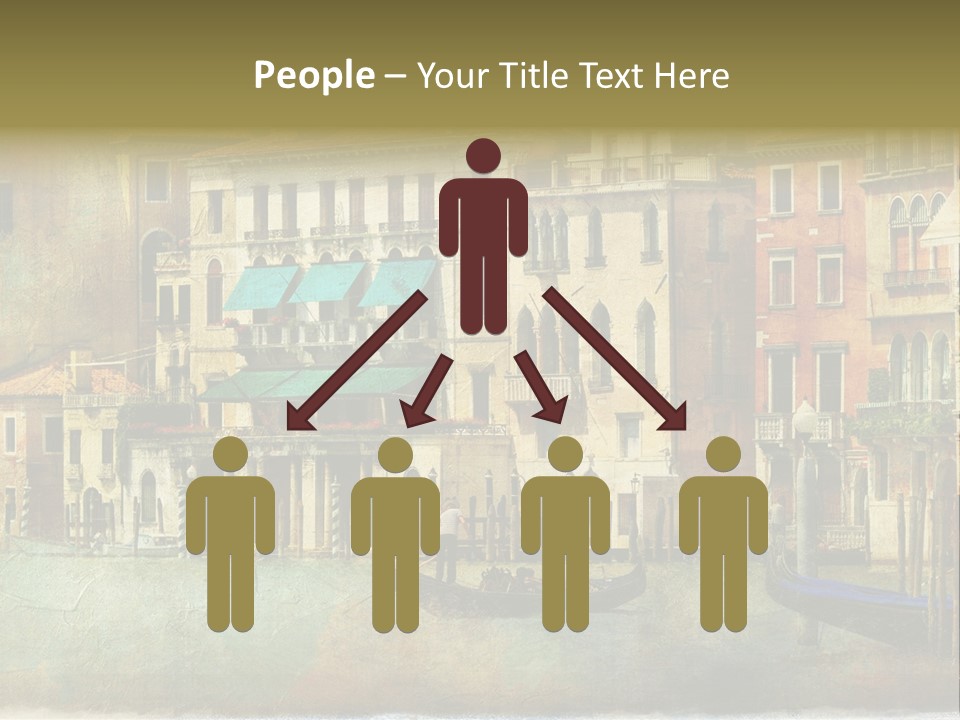 Building Cityscape View PowerPoint Template