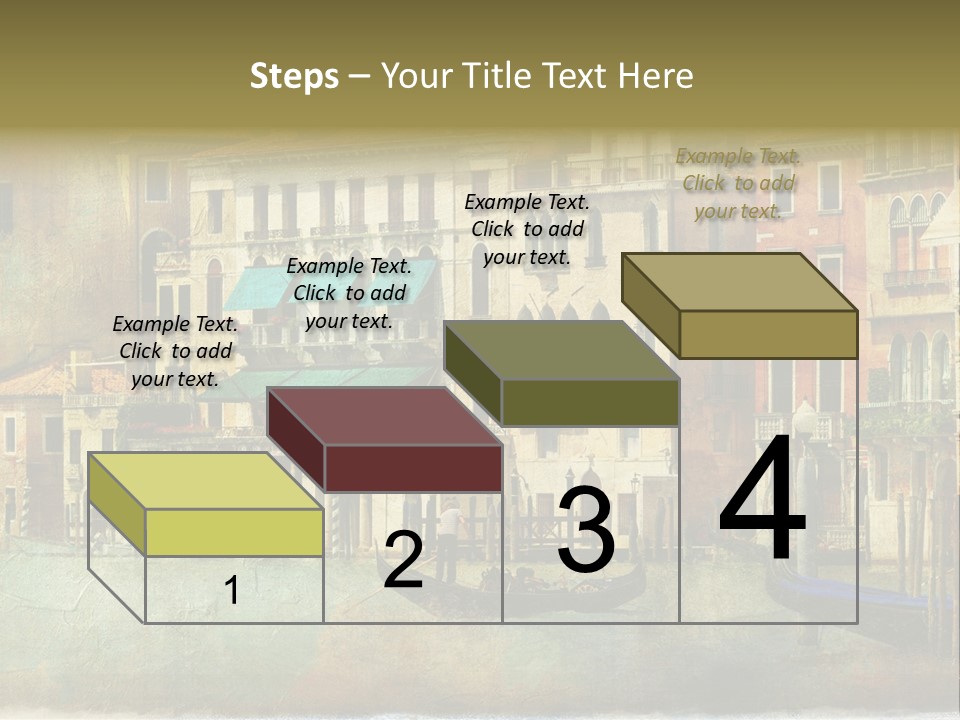 Building Cityscape View PowerPoint Template