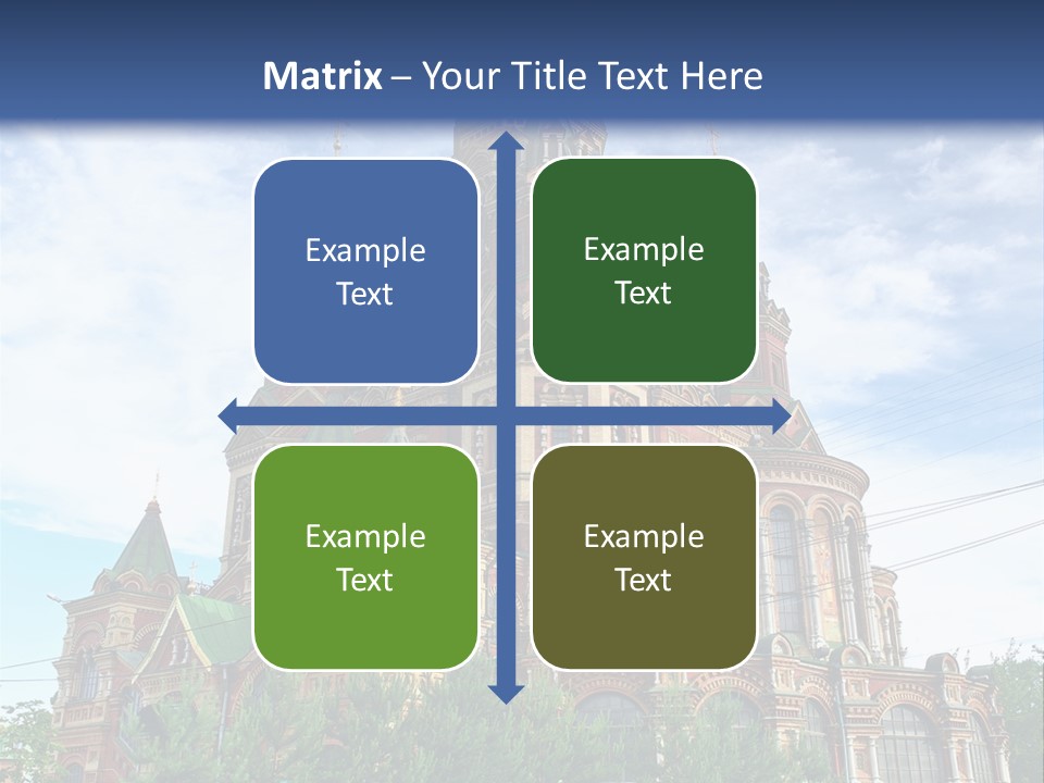 Petersburg Temple Heritage PowerPoint Template