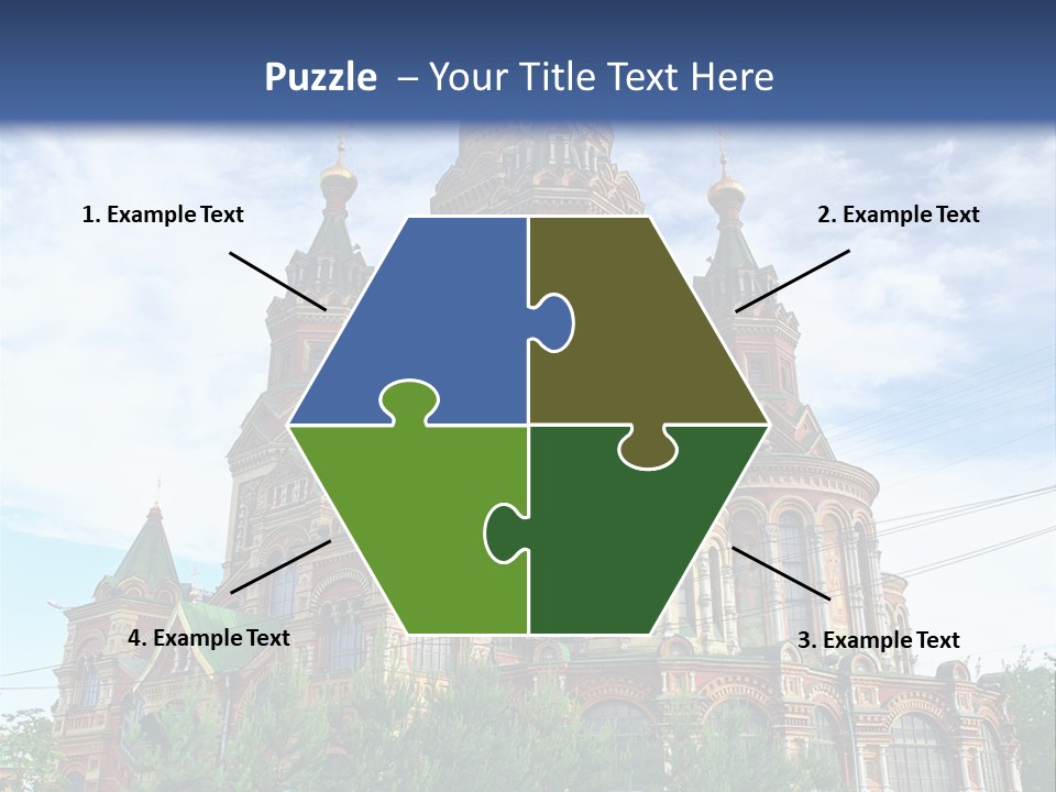 Petersburg Temple Heritage PowerPoint Template