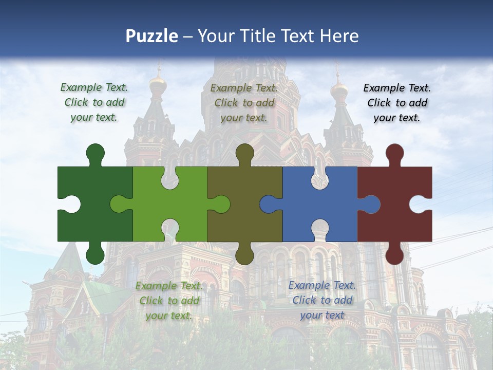 Petersburg Temple Heritage PowerPoint Template