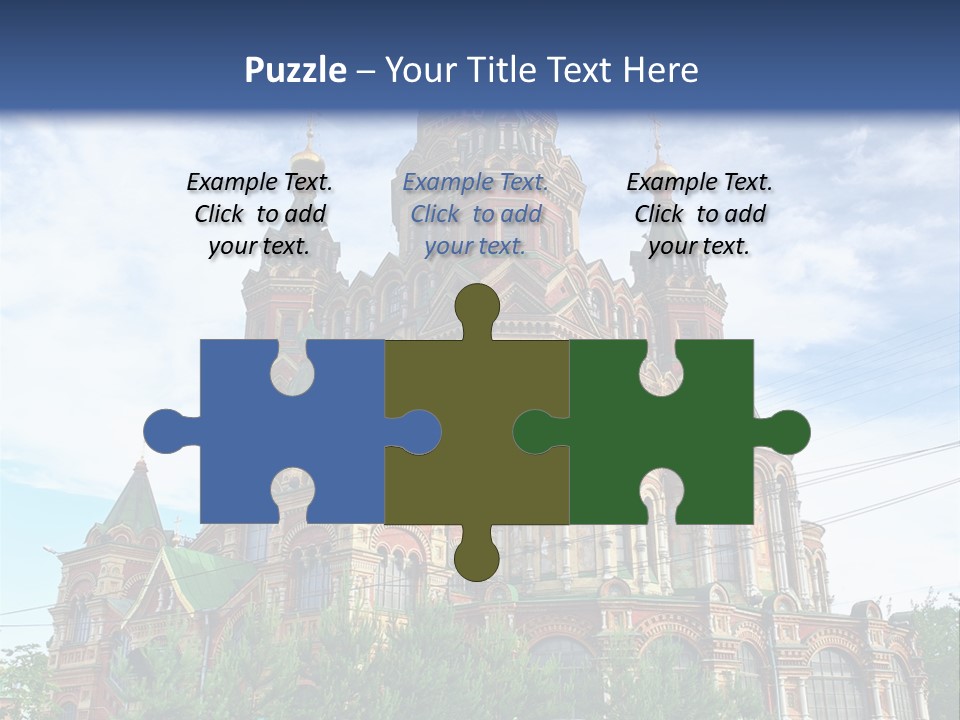 Petersburg Temple Heritage PowerPoint Template