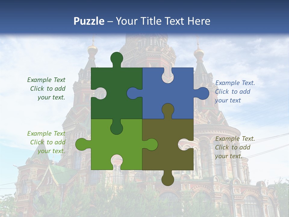 Petersburg Temple Heritage PowerPoint Template