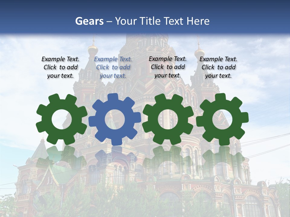 Petersburg Temple Heritage PowerPoint Template