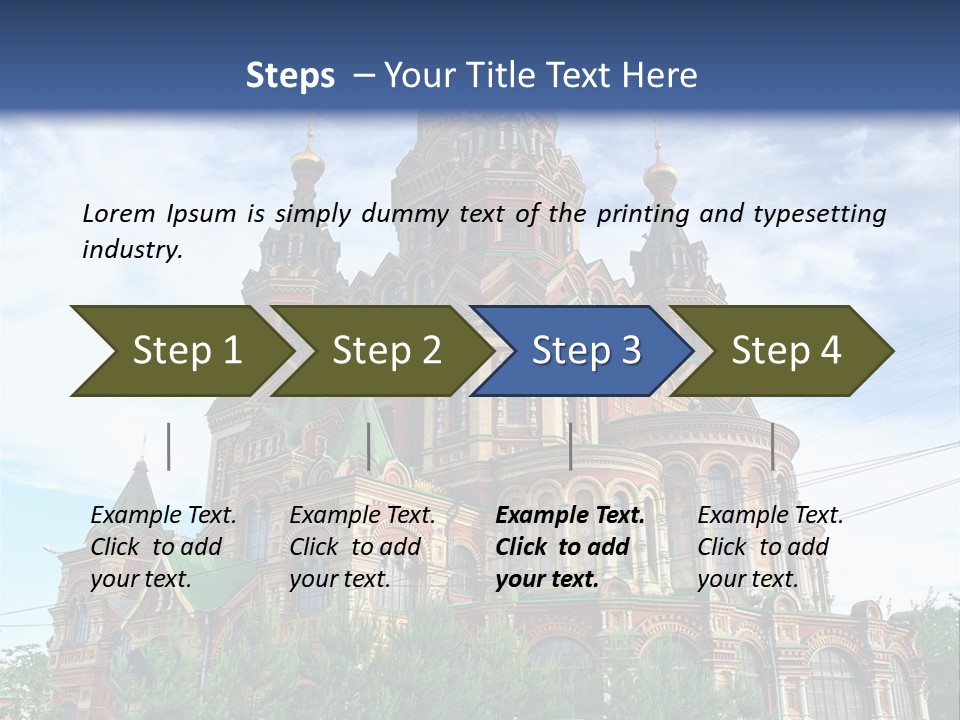 Petersburg Temple Heritage PowerPoint Template