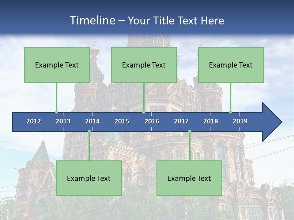 Petersburg Temple Heritage PowerPoint Template