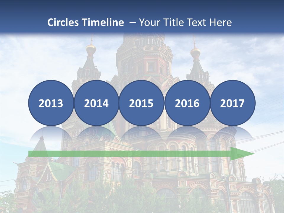 Petersburg Temple Heritage PowerPoint Template