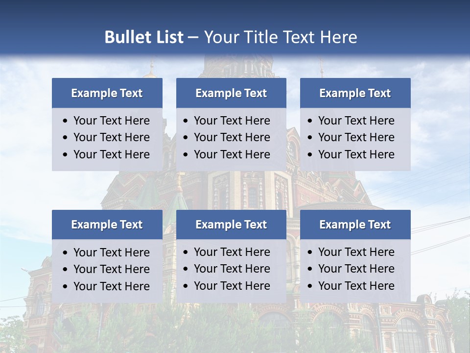 Petersburg Temple Heritage PowerPoint Template