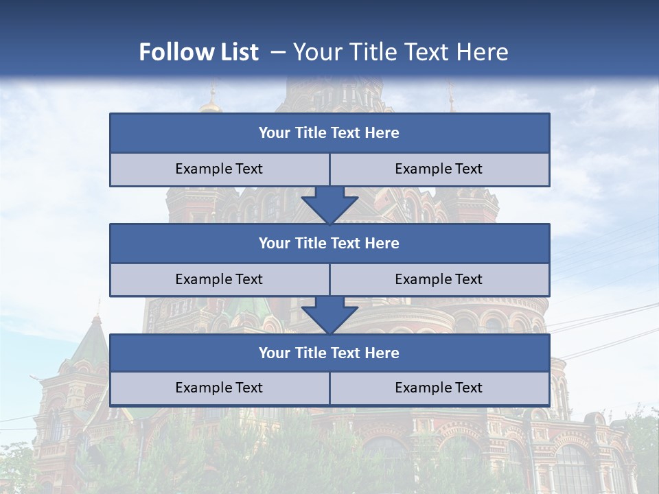 Petersburg Temple Heritage PowerPoint Template